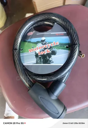 Heavy Duty Bicycle Lock With Plastic Waterproof Cover