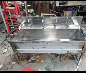 Heavy Duty Stainless Steel Stand Alone Scrub Sink