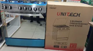 The 60*80 Unitech 5 Burner Freestanding Full Gas Cookers