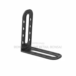 25pcs L Shape Plastic Corner Brackets Furniture Support Angle Fixer