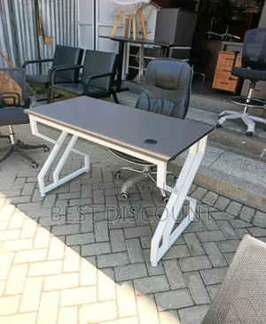 Metal Frame Table and Chair