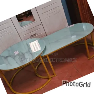 Luxury Marble Glass Nesting Coffee Table – Stylish Functional"