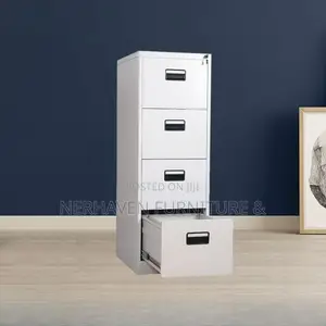 Premium 4-Drawer Office Filing Cabinet – Secure Spacious