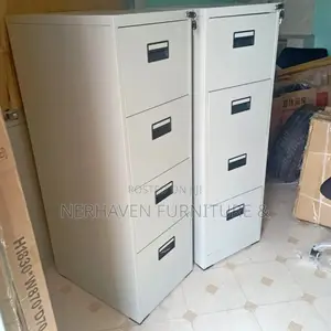 Organize Your Workspace With a 4-Drawer Filing Cabinet