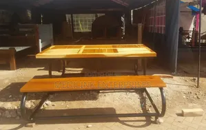 Home Benches Wooden Metallic