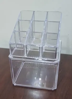*Jn-803 9 Grid 2 Layer Acrylic Cosmetics Organizer