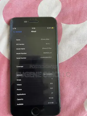 Apple iPhone 8 Plus 64 GB Black