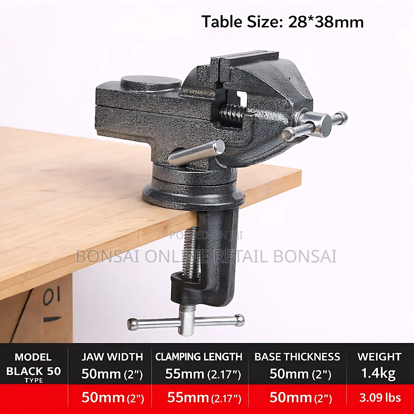 Mini Bench Vise Clamp for Woodworking, Diy Home Workshop