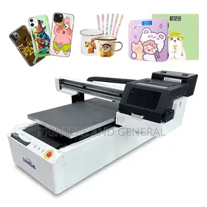 Factory Direct Uv6090 Desktop 60*90cm Round Object Uv Flatbed Printer