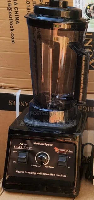 The 8000 Watts Silver Crest Commercial Blender 2in1 Blender