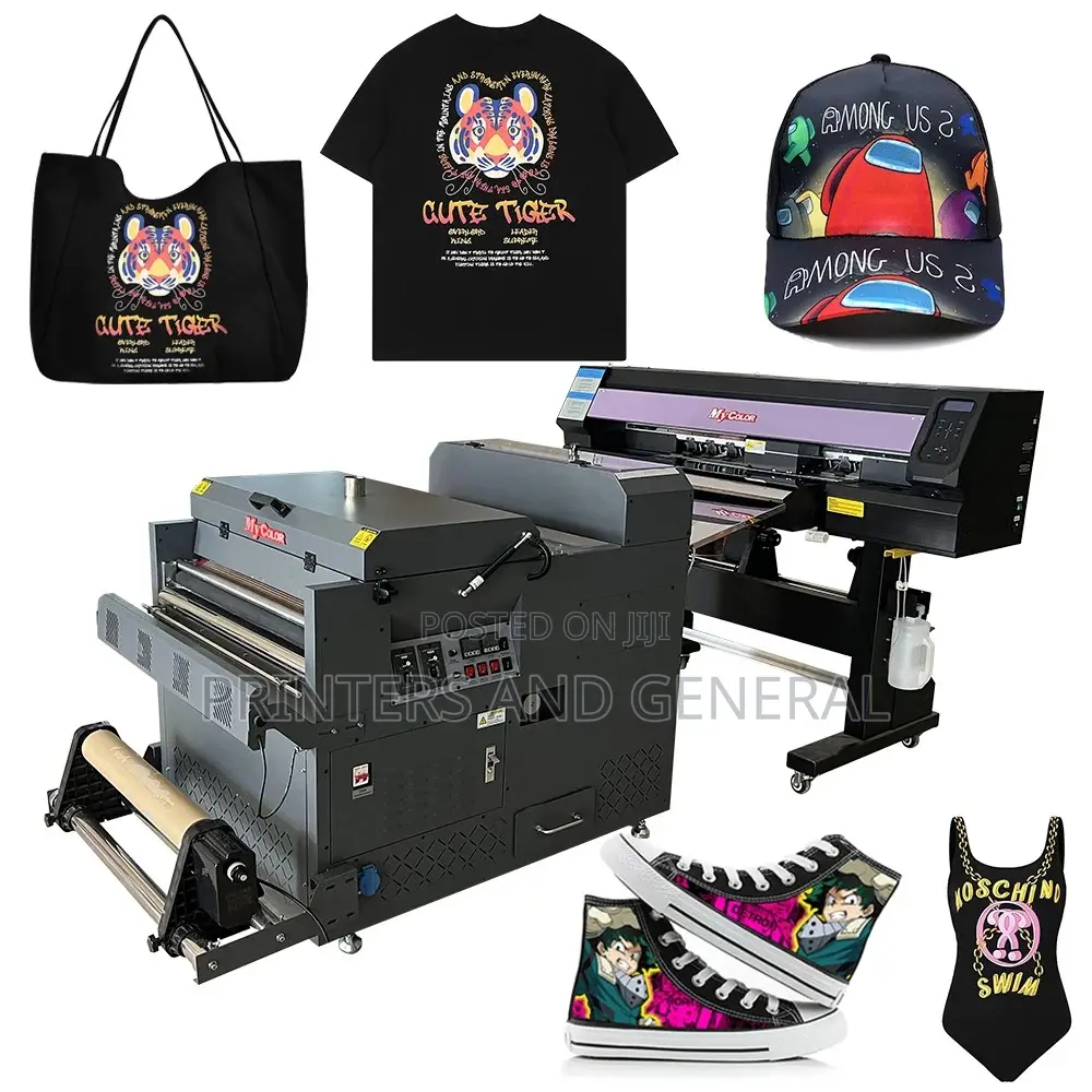 A3 Size Roll DTF Printer With Xp600 Dual Printhead