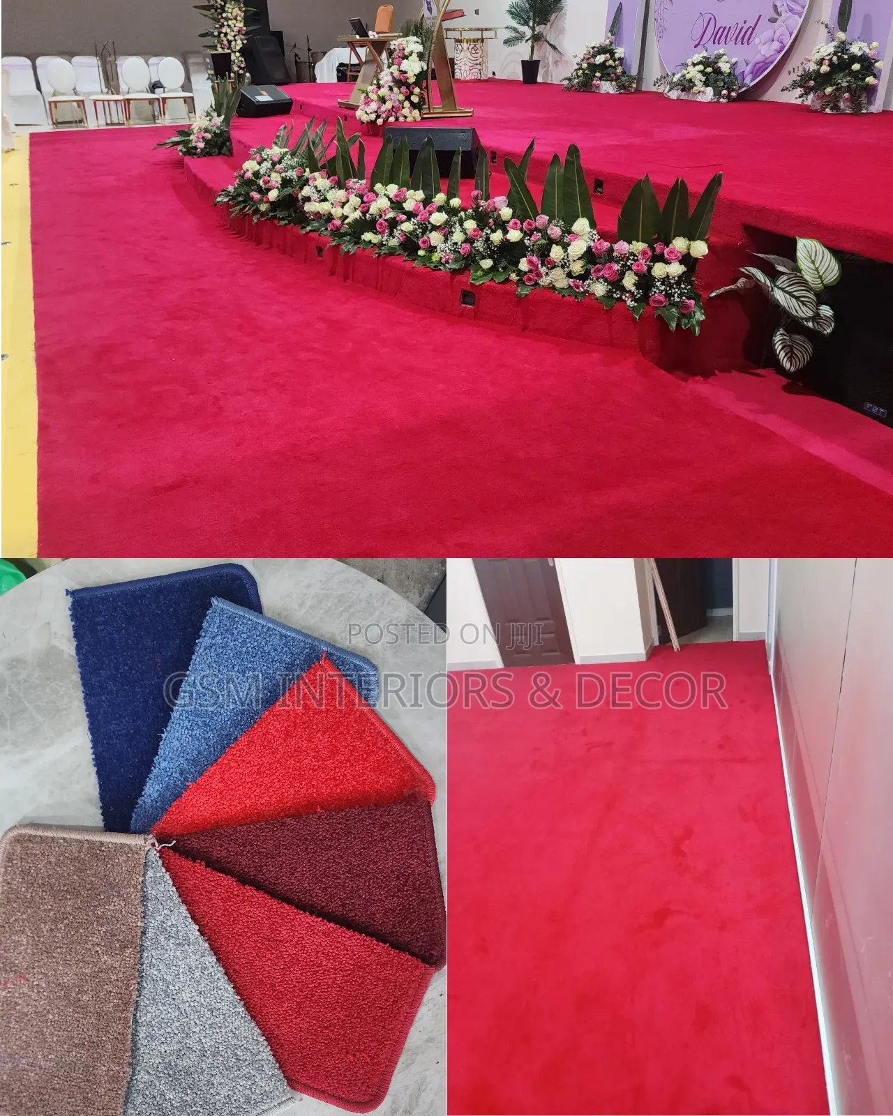 Red Carpets in Berry Red at FGCK
