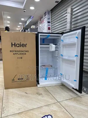 Haier 90l Single Door Fridge Black Color