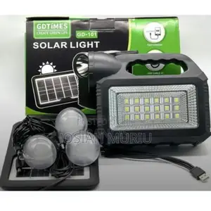 Gdtimes Gd-101 Solar Lighting System Kit.