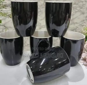 Black Ceramic Mug