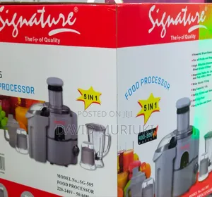 Signature Heavy Duty 5 in 1 Food Processor /Blender/Juicer/Grinder