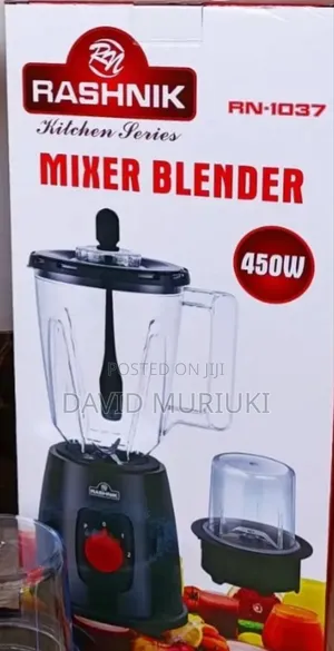 The 
2 in 1 Rashnik Blenders
Blender Plus Grinder 450 Watts