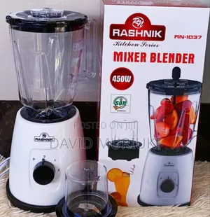 New
2 in 1 Rashnik Blenders
Blender Plus Grinder 450 Watts
