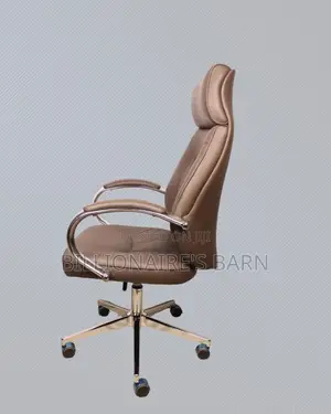 Brown Executive Office Chair|Quiet Movement That Won’T Annoy Your Team