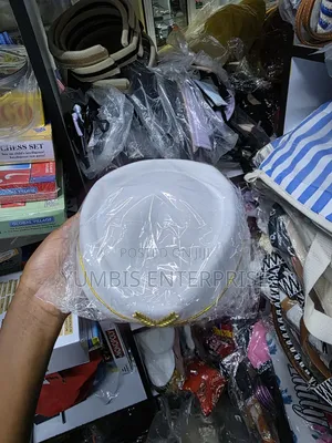 White Hostess Hat a