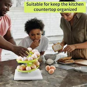 *Sliding Spiral Egg Holder / Fruit Holder for About 20 Eggs