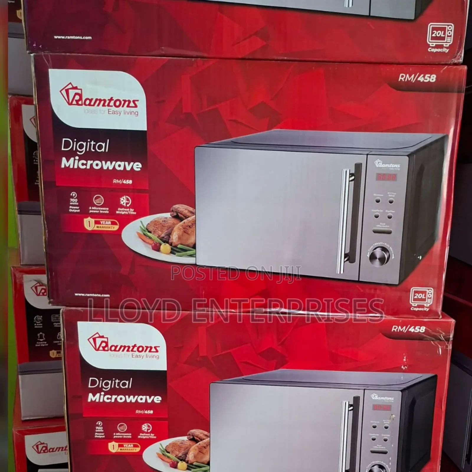 Ramton Rm458 20litres Digital Microwave
