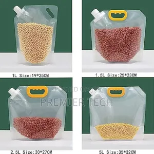 Collapsible Cereal Storage Bottle Organizer or Cereal Container