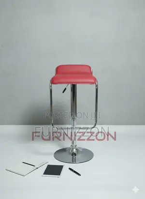 Lift Rotate Red Cafe Bar Stool