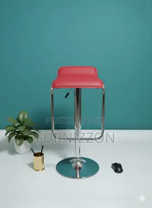 Modern Red Lift Swivel Bar Stool