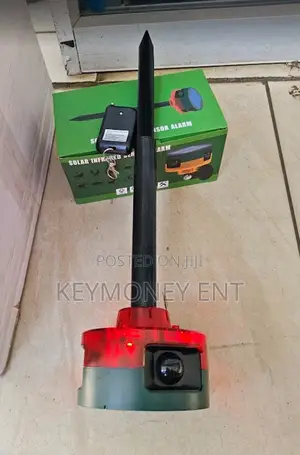Solar Infrared Alarm Sensor With Siren