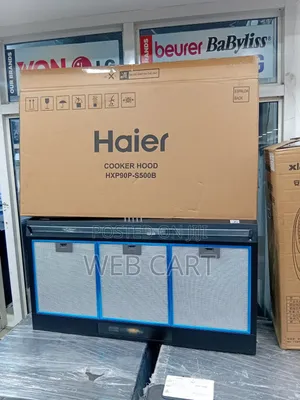 Haier 90cm Chimney Cooker Hood Hxp90p-S500b