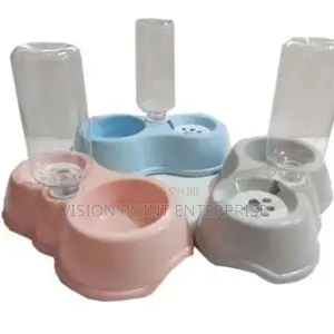 2in1 Automatic Doublr Pet Bowl Plus Water Dispenser