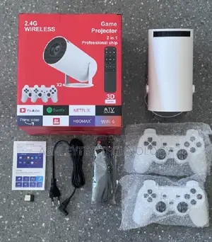 Hy300 Pro Gaming Projector 2 in 1 Android , Smart Home Projector