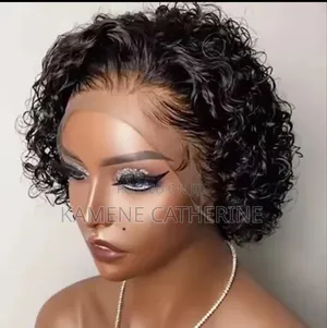 Water Curl Human Hair Frontal Glueless Wig