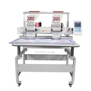 Double Head Automatic Embroidery Machine 400*500mm With 9 Needles