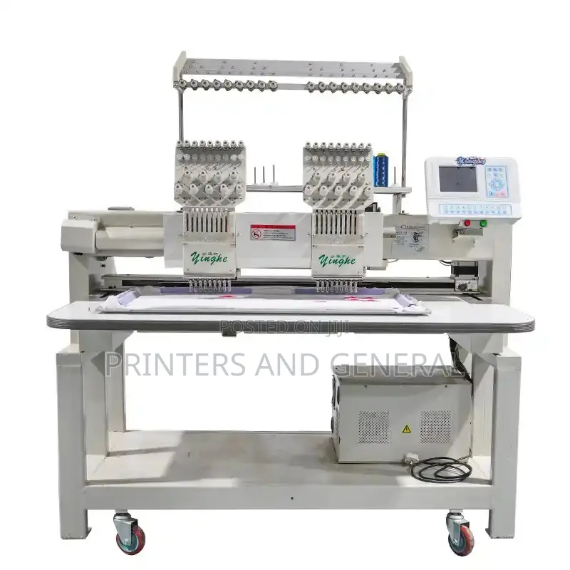 2 Head Embroidery Machine
