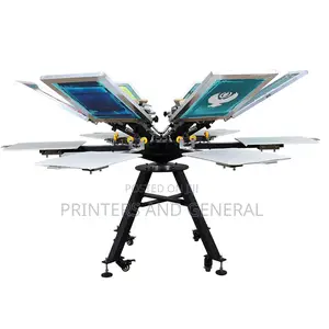 Best Quality 6 Color 6 Station Screen Printing Machine