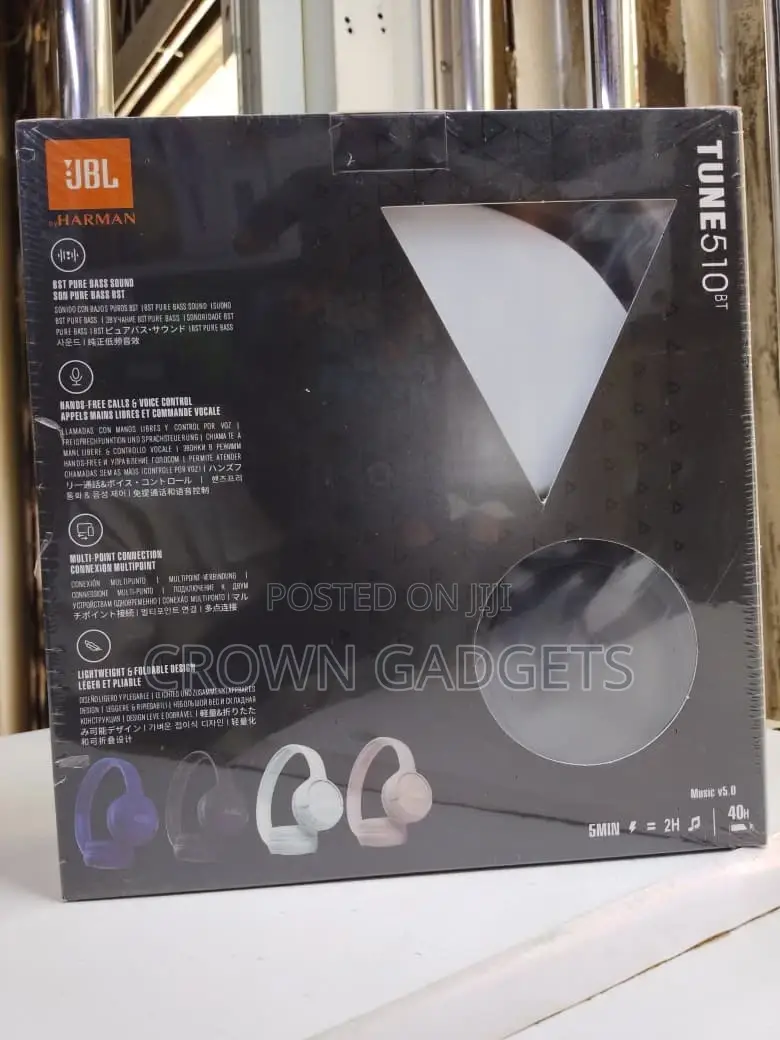 JBL Tune 510bt Bluetooth on-Ear Headphones