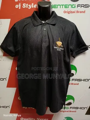 Stylish Black Branded Polo
