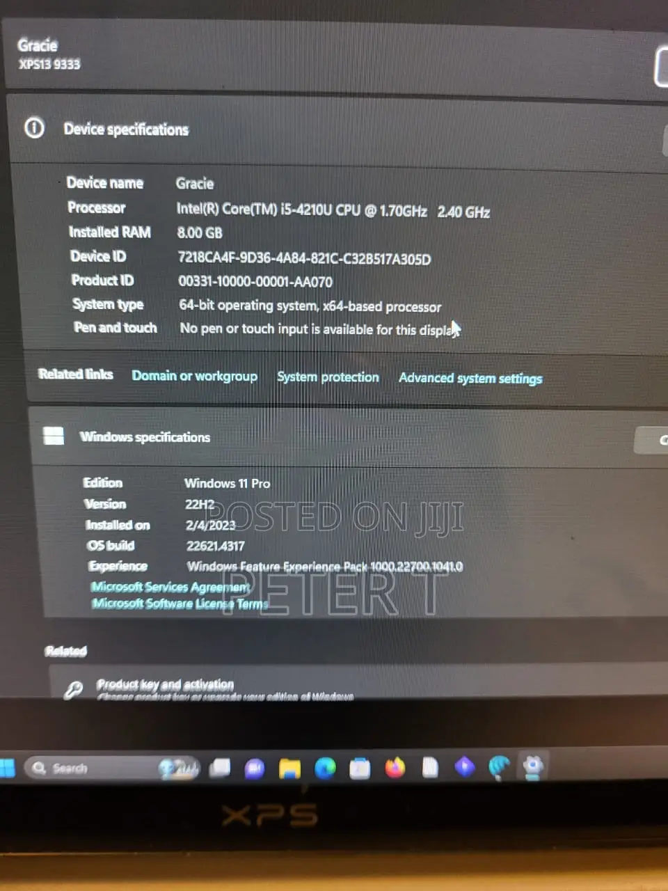 Laptop Dell XPS 13 (9333) 8GB Intel Core I5 SSD 256GB