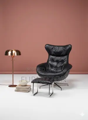 Modern Leather Swing Chair for Home Office