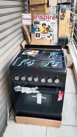 Mika 58 by 58 Standing Cooker 3+1 Electric Hotplate With Electric Oven