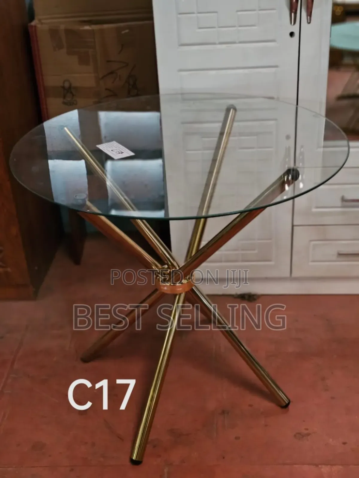 Clear Top Glass Coffee Table