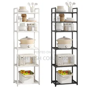 Multipurpose Kitchen Storage Rack With Wheels