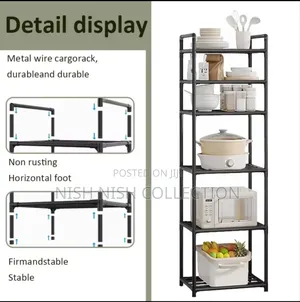 Multipurpose Kitchen Storage Rack With Wheels