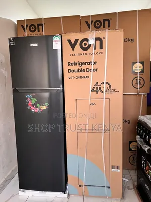 Von 247 Litres No Frost Double Door Refrigerator