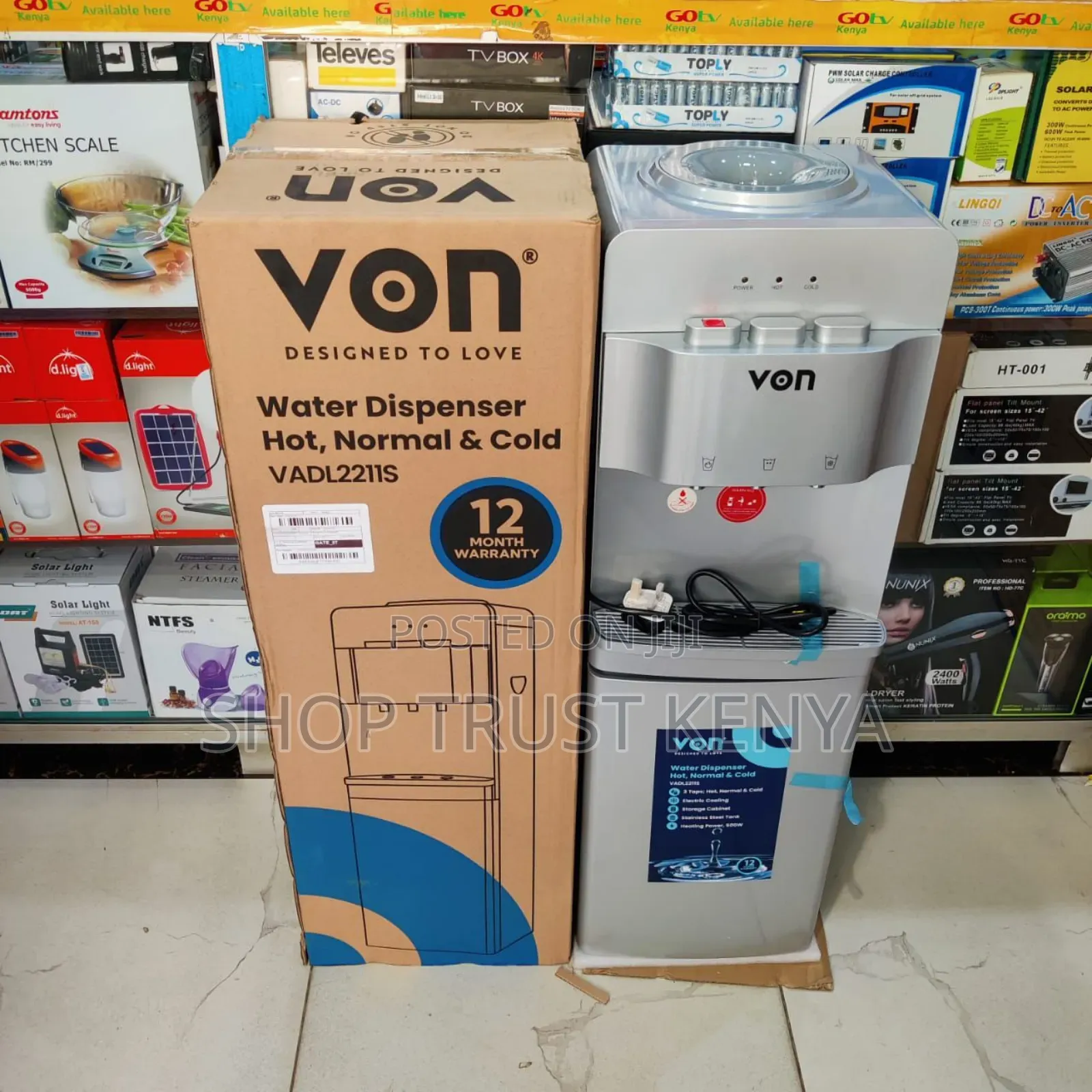 Von Dispenser Hot, Normal and Cold