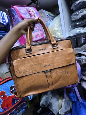 Light Brown Leather Laptop!Documents Bags