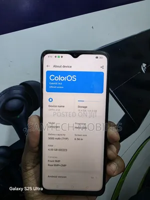 Oppo A18 64 GB Black