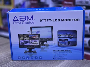 9 Inch High Resolution Picture Quality TFT-LCD Headrest Monitor